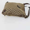 GUCCI GG Canvas Shoulder Bag 2 Set Beige Auth 156389-12