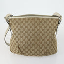 GUCCI GG Canvas Shoulder Bag 2 Set Beige Auth 156389-3