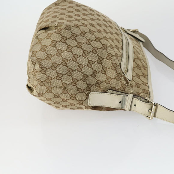 GUCCI GG Canvas Shoulder Bag 2 Set Beige Auth 156389