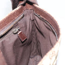 GUCCI GG Canvas Shoulder Bag Beige Silver 122793 Auth 156411-18