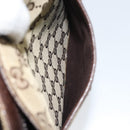 GUCCI GG Canvas Shoulder Bag Beige Silver 122793 Auth 156411-22