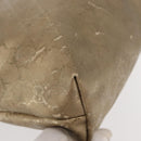 GUCCI GG implementation Tote Bag PVC Gold 211138 Auth 156414-9