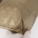 GUCCI GG implementation Tote Bag PVC Gold 211138 Auth 156414-15