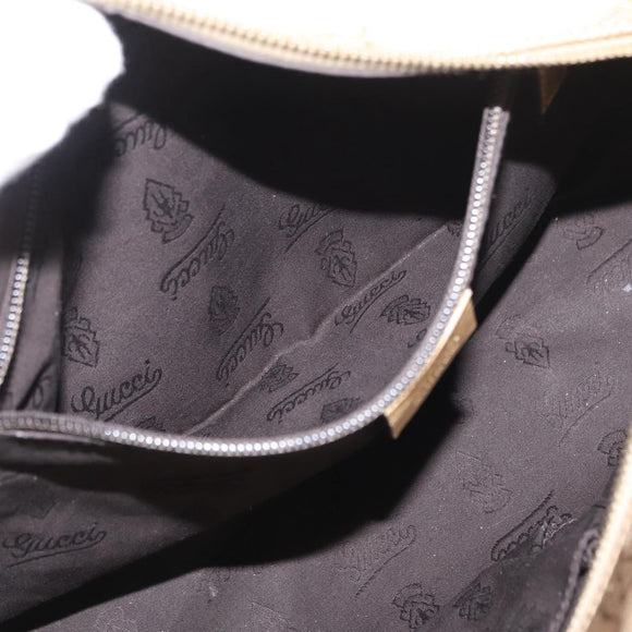 GUCCI GG implementation Tote Bag PVC Gold 211138 Auth 156414