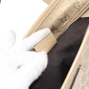 GUCCI GG implementation Tote Bag PVC Gold 211138 Auth 156414-12