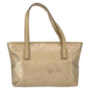 GUCCI GG implementation Tote Bag PVC Gold 211138 Auth 156414-2