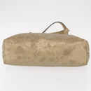 GUCCI GG implementation Tote Bag PVC Gold 211138 Auth 156414-5