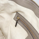 GUCCI Soho Hand Bag Leather Gray Gold 282307 Auth 156415-20
