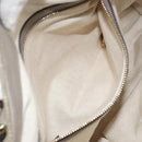 GUCCI Soho Hand Bag Leather Gray Gold 282307 Auth 156415-21