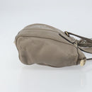 GUCCI Soho Hand Bag Leather Gray Gold 282307 Auth 156415-4