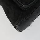 GUCCI Bamboo Backpack Leather Black Gold 003 2058 0030 Auth 156416-16