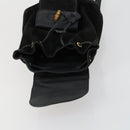 GUCCI Bamboo Backpack Leather Black Gold 003 2058 0030 Auth 156416-20