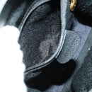 GUCCI Bamboo Backpack Leather Black Gold 003 2058 0030 Auth 156416-25