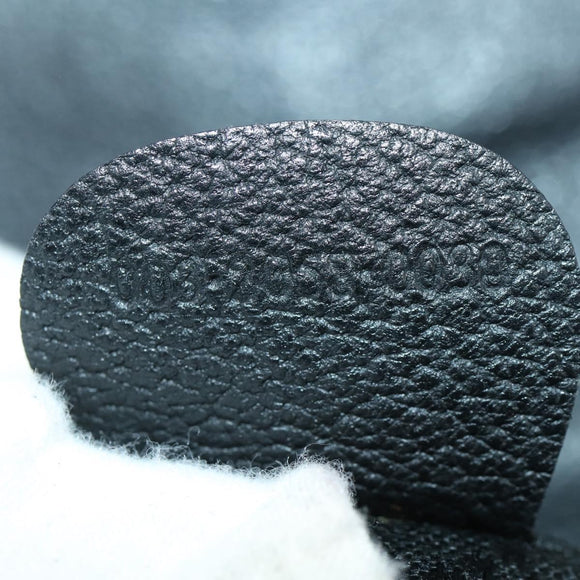 GUCCI Bamboo Backpack Leather Black Gold 003 2058 0030 Auth 156416