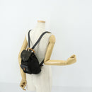 GUCCI Bamboo Backpack Leather Black Gold 003 2058 0030 Auth 156416-28