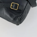 GUCCI Bamboo Backpack Leather Black Gold 003 2058 0016 Auth 156418-15