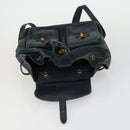 GUCCI Bamboo Backpack Leather Black Gold 003 2058 0016 Auth 156418-18