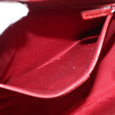 GUCCI GG Canvas Schultertasche Rot Silber 113012 Auth 156421-11