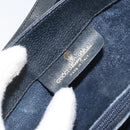 GUCCI GG Supreme Sherry Line Shoulder Bag PVC Navy Gold 10 02 024 Auth 156423-18