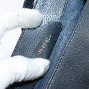 GUCCI GG Supreme Sherry Line Shoulder Bag PVC Navy Gold 10 02 024 Auth 156423-12