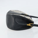 GUCCI GG Supreme Sherry Line Shoulder Bag PVC Navy Gold 10 02 024 Auth 156423-3