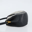 GUCCI GG Supreme Sherry Line Shoulder Bag PVC Navy Gold 10 02 024 Auth 156423-4