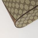 GUCCI GG Supreme Web Sherry Line Bag PVC Beige Gold 41 02 034 Auth 156424-14