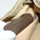 GUCCI GG Supreme Web Sherry Line Bag PVC Beige Gold 41 02 034 Auth 156424-12