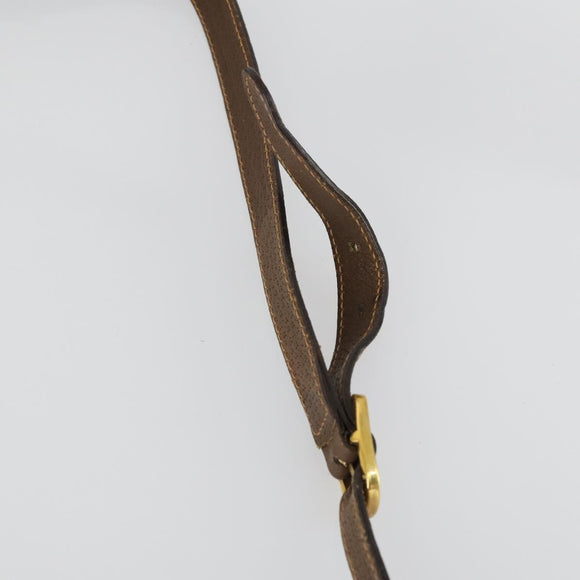 GUCCI GG Supreme Web Sherry Line Bag PVC Beige Gold 41 02 034 Auth 156424