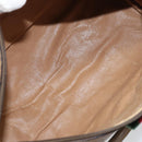 GUCCI GG Supreme Web Sherry Line Bag PVC Beige Gold 116 02 007 Auth 156427-17