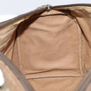 GUCCI GG Supreme Web Sherry Line Bag PVC Beige Gold 116 02 007 Auth 156427-18