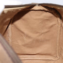 GUCCI GG Supreme Web Sherry Line Bag PVC Beige Gold 116 02 007 Auth 156427-19