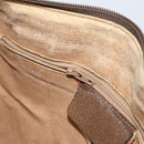 GUCCI GG Supreme Web Sherry Line Bag PVC Beige Gold 116 02 007 Auth 156427-20