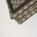 GUCCI GG Supreme Web Sherry Line Bag PVC Beige Gold 41 001 4085 Auth 156428-11