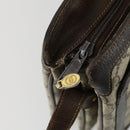 GUCCI GG Supreme Web Sherry Line Bag PVC Beige Gold 41 001 4085 Auth 156428-15