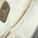 GUCCI GG Supreme Web Sherry Line Bag PVC Beige Gold 41 001 4085 Auth 156428-17