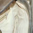 GUCCI GG Supreme Web Sherry Line Bag PVC Beige Gold 41 001 4085 Auth 156428-18