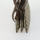 GUCCI GG Supreme Web Sherry Line Bag PVC Beige Gold 41 001 4085 Auth 156428-4