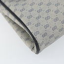 GUCCI Micro GG Supreme Shoulder Bag PVC Navy Gold 004 14 1923 Auth 156431-11