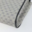 GUCCI Micro GG Supreme Shoulder Bag PVC Navy Gold 004 14 1923 Auth 156431-12