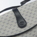 GUCCI Micro GG Supreme Shoulder Bag PVC Navy Gold 004 14 1923 Auth 156431-14