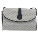 GUCCI Micro GG Supreme Shoulder Bag PVC Navy Gold 004 14 1923 Auth 156431-2