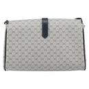 GUCCI Micro GG Supreme Shoulder Bag PVC Navy Gold 004 14 1923 Auth 156431-3