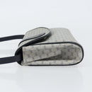 GUCCI Micro GG Supreme Shoulder Bag PVC Navy Gold 004 14 1923 Auth 156431-5