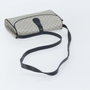 GUCCI Micro GG Supreme Shoulder Bag PVC Navy Gold 004 14 1923 Auth 156431-7