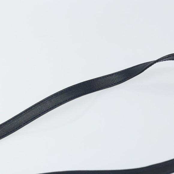 GUCCI Micro GG Supreme Shoulder Bag PVC Navy Gold 004 14 1923 Auth 156431