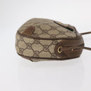 GUCCI GG Supreme Web Sherry Line Tas PVC Beige Goud 89 02 066 Auth 156436-3