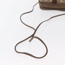GUCCI GG Supreme Web Sherry Line Tas PVC Beige Goud 89 02 066 Auth 156436-7