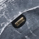 GUCCI Micro GG Supreme Bag PVC Leather Black Gold 001 58 0443 Auth 156437-16