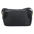 GUCCI Micro GG Supreme Bag PVC Leather Black Gold 001 58 0443 Auth 156437-3